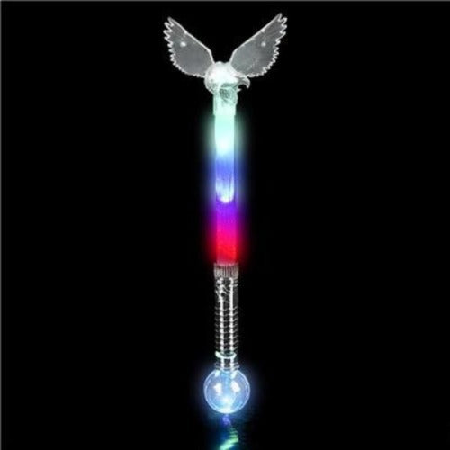 20 Inch Light Up Eagle Wand - Glow-Paradise