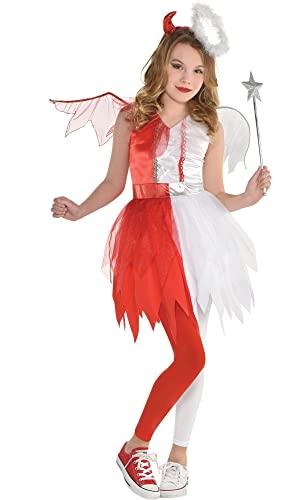 Devil and Angel Dual Costume - Child Medium 8-10, 1 Pc - Glow-Paradise