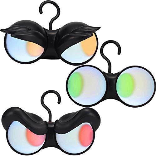 Joiedomi Halloween Animated Flashing Peeping Eyes Lights (3 Pack); Dark-Activated, Halloween Light Decorations, Outdoor Indoor Lawn Decor - Glow-Paradise