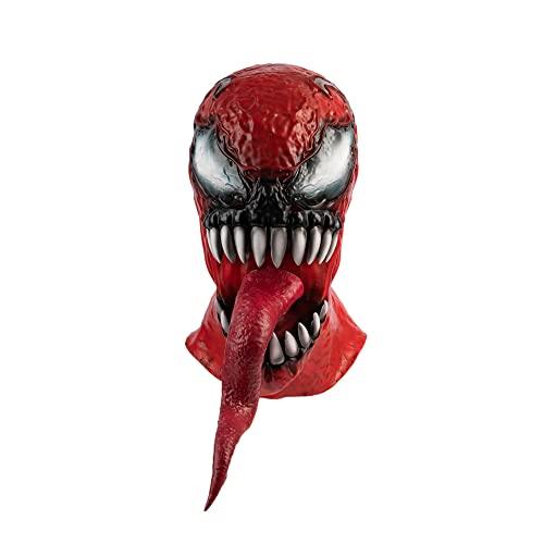 Movie Prop Monster Mask Latex Model Cosplay for Aldult Kids Halloween Gifts (Red) - Glow-Paradise