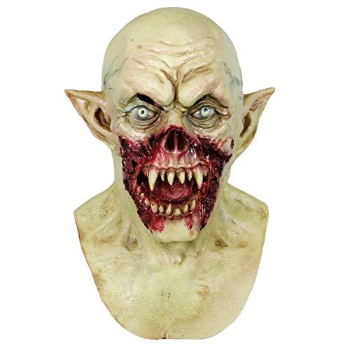 Molezu Vampire Mask Scary Dracula Monster Halloween Costume Party Horror Demon Scary Zombie - Glow-Paradise