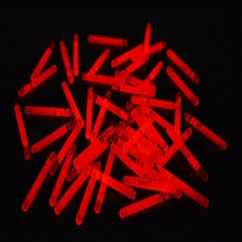 1.5 Inch Mini Glow Sticks (Red Color, 50 Count Per Pack) - Glow-Paradise
