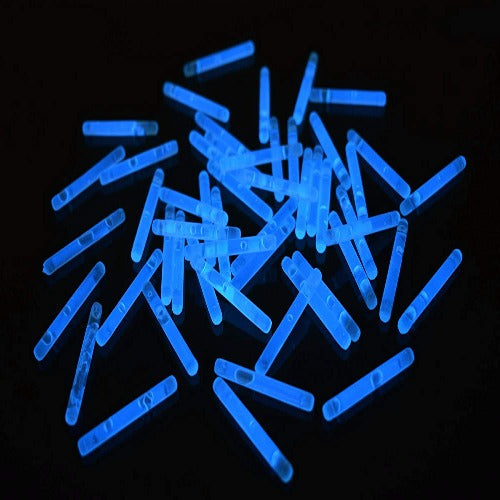 1.5 Inch Mini Glow Sticks (Aqua Color, 50 Count Per Pack) - Glow-Paradise