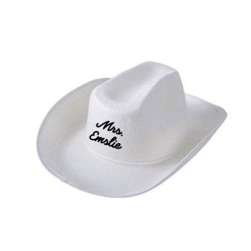 Non Light-up Cowboy Hats (White Color, 1 Quantity Per Pack) - Glow-Paradise