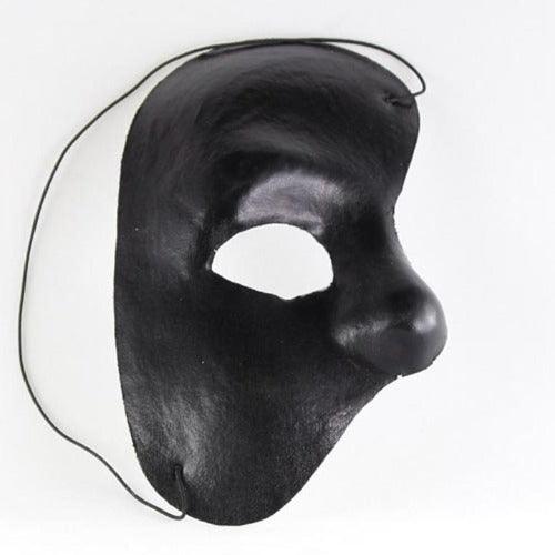 Halloween Half Mask (Black Color, 1 Mask Per Pack) - Glow-Paradise