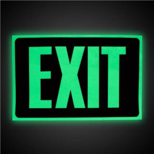 Glow In the Dark Exit Sign (1 Count Per Pack) - Glow-Paradise