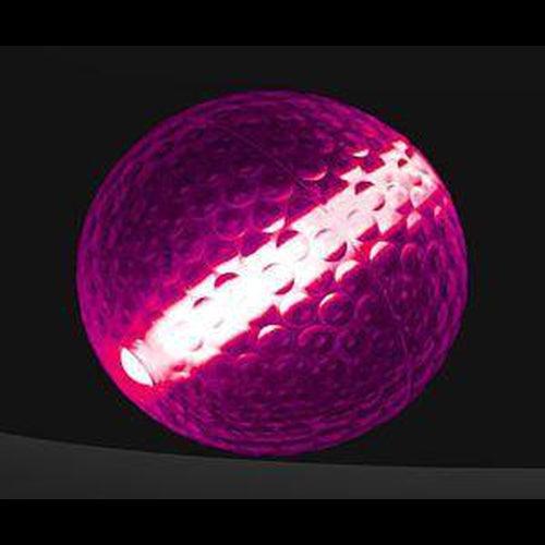 Glow Flyer Golf Ball Single Pack (Pink Color, 1 Ball Per Pack) - Glow-Paradise