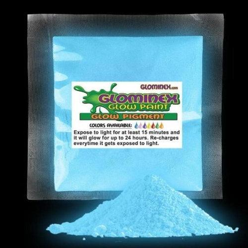 Glominex Glow Pigment (Blue Color, 1 oz Per Pack) - Glow-Paradise