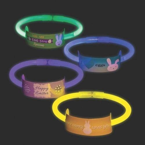 Easter Glow Bracelets (Assorted Colors, 12 Quantity Per Pack) - Glow-Paradise