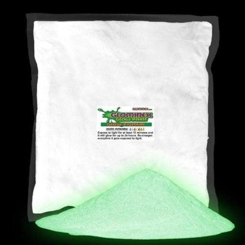 Glominex Glow Pigment 1 kg - Invisible Day (Green Color, 1 Kg Per Pack) - Glow-Paradise