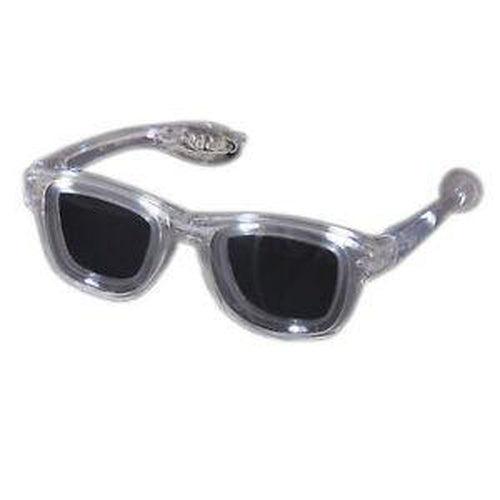 LED Light Up Retro Style Sunglasses (White Color, 1 Per Pack) - Glow-Paradise