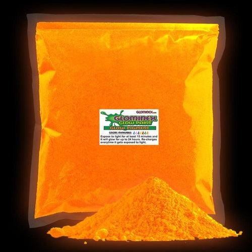 Glominex Ultraviolet Reactive Pigment 1 kg (Orange Color, 1 Quantity Per Pack) - Glow-Paradise