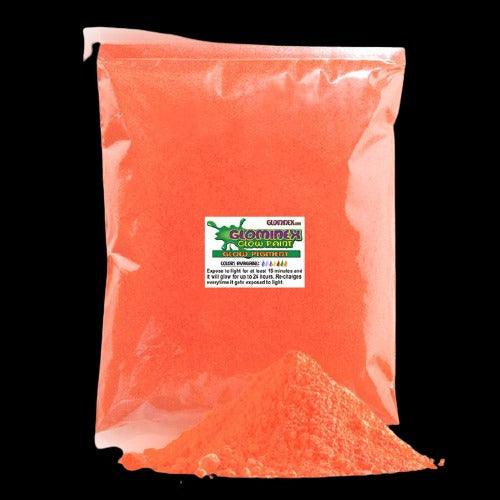 Glominex Ultraviolet Reactive Pigment 1 oz (Red Color, 1 Quantity Per Pack) - Glow-Paradise