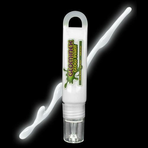 Glominex Glow Paint 1 oz Tube (White Color, 1 Tube Per Pack) - Glow-Paradise