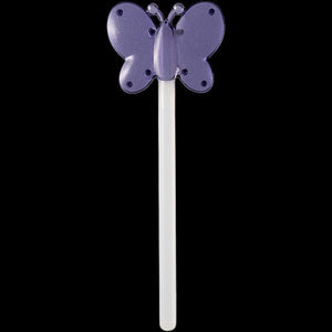 Purple Butterfly Glow Wand - Glow-Paradise