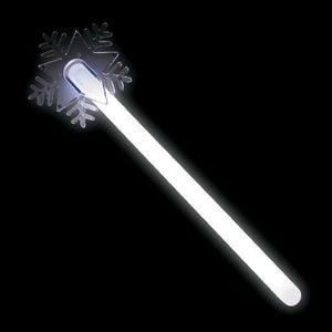 Glow Snowflake Wands (12 pcs per pack) - Glow-Paradise