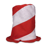 Red & White Striped Stove Pipe Hats (1 Quantity Per Pack) - Glow-Paradise