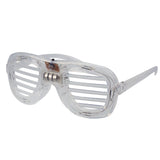 LED White Slotted Shades (White Color, 1 Per Pack) - Glow-Paradise
