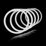 10 Inch Glow Stick Bracelets (White Color, 100 Counts Per Pack) - Glow-Paradise