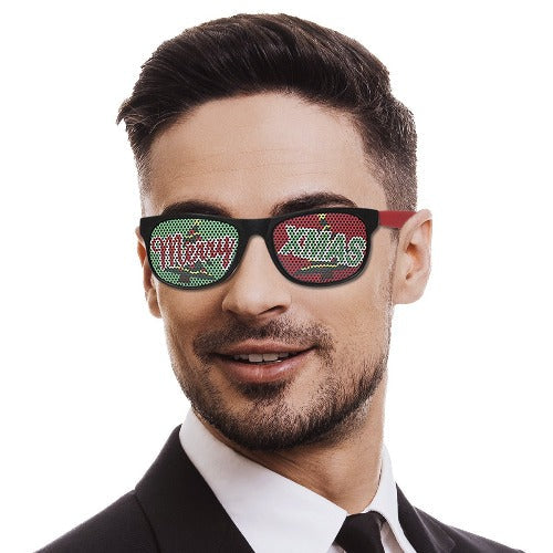 Christmas Party Sunglasses (1 Sunglasses Per Pack) - Glow-Paradise