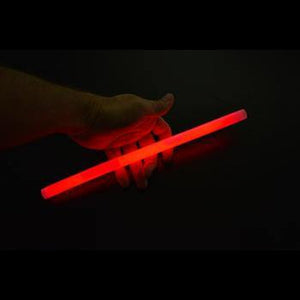 12 Inch Premium Jumbo Glow Sticks (Red Color, 10 Counts Per Pack) - Glow-Paradise