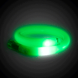 LED Light Up Purple Tube Bracelets (Green Color, 1 Bracelet Per Pack) - Glow-Paradise