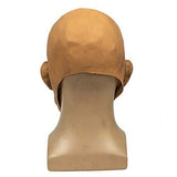 GOODKSSOP Unisex Clown Cosplay Old Men People Head Bald Funny Halloween Mask Full Face Latex Costume Props for Party Carnival Themed Show Play - Glow-Paradise