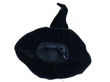 Wicked Witch Hat for Women Black Halloween Party Masquerade Cosplay Costume Accessory Adult - Glow-Paradise