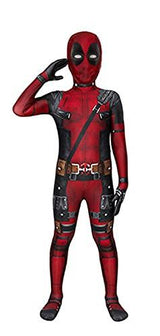 ugoccam Superhero Kids Bodysuit 3D Style Halloween Cosplay Costumes (Kids-XL(Height:55-60Inch), Red/Black) - Glow-Paradise