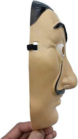 money heist mask salvador Dali Cosplay halloween Dali mask Realistic Movie Prop Face Mask… 2pack… - Glow-Paradise