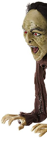 Climbing Zombie Ground Breaker with Sound and Flashing Eyes - Animated Halloween Outdoor Yard Decorations - Glow-Paradise
