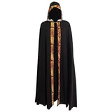 CNECIN Unisex Medieval Church Clergy Hooded Cloak Halloween Cosplay Wizard Witch Costume Party Cape - Glow-Paradise