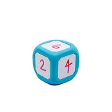 hand2mind Plastic Small Write-On/Wipe-Off Dice for Kids Ages 5-8, Dry Erase Surface On All Sides, Draw Letters, Numbers, and Numeral Operations, 4-Color Dice Measures 2-Inches (Pack of 4) - Glow-Paradise