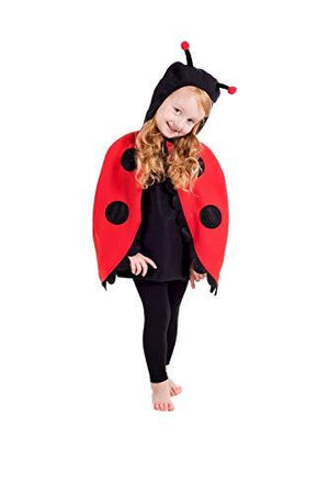 fun shack Toddler Ladybug Costume with Wings Animal Cute Toddler Halloween Costumes for Kids Large 3-4 yr - Glow-Paradise