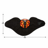 2 Pack Halloween Light-Up Mask, Scary LED Mask for Halloween Costume Dress-up Accessories, Halloween Parties, Festival Cosplay, Photo Shoot, School Events,Horror Theme Parties (Orange and Blue) - Glow-Paradise
