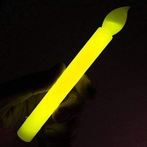 6 Inch Glowstick Candles (Yellow Color, 24 Count Per Pack) - Glow-Paradise