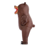 Spooktacular Creations Inflatable Costume Full Body Bear Air Blow-up Deluxe Halloween Costume - Adult One Size - Glow-Paradise