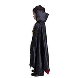 Gothic Vampire Costume Deluxe Set for Boys, Kids Halloween Party Favors, Dress Up,Role Play and Cosplay (3T) - Glow-Paradise