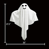 4 Pack Halloween Hanging Ghosts, 27.5" Cute Flying Ghost Decorations for Front Yard Patio Lawn Garden Party Décor and Holiday Decorations - Glow-Paradise