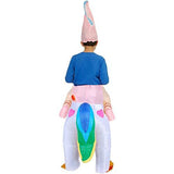 FENWOOH Alien Inflatable Costumes Fancy Costume Halloween Cosplay Fantasy Costume Adult/Kids (Unicorn-Kids) - Glow-Paradise