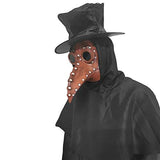 Stegosaurus Plague Doctor Bird Mask Long Nose Beak Cosplay Steampunk Halloween Costume Props Latex Material - Glow-Paradise