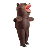 Spooktacular Creations Inflatable Costume Full Body Bear Air Blow-up Deluxe Halloween Costume - Adult One Size - Glow-Paradise