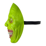 Scary Halloween Mask Smiling Demons Horror Mask Scariest Creepy White Mask with Eye for Evil Cosplay - Glow-Paradise