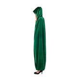 Spooktacular Creations Long Hooded Cloak Velvet Cloak Halloween Women Witch Cape Costume Accessory (Green) - Glow-Paradise