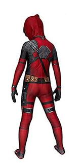 ugoccam Superhero Kids Bodysuit 3D Style Halloween Cosplay Costumes (Kids-XL(Height:55-60Inch), Red/Black) - Glow-Paradise