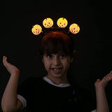 JOYIN Halloween 3 Pcs LED Pumpkin Headband with 6 Different Flashing Light Modes, Light Up Pumpkin Shaped Headband for Halloween Party Favor and Supplies, Halloween Accessory Supplies - Glow-Paradise