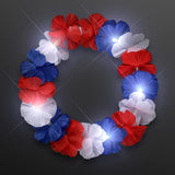 Autumn Festival Harvest Light Up Flower Crown Headband LED (Red/White/Blue Color, 1 Quantity Per Pack) - Glow-Paradise