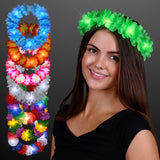 Autumn Festival Harvest Light Up Flower Crown Headband LED (Rainbow Color, 1 Quantity Per Pack) - Glow-Paradise