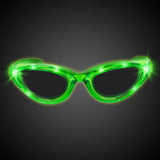 LED Flashing Light Up Sunglasses (Green Color, 1 Per Pack) - Glow-Paradise