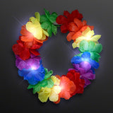 Autumn Festival Harvest Light Up Flower Crown Headband LED (Rainbow Color, 1 Quantity Per Pack) - Glow-Paradise